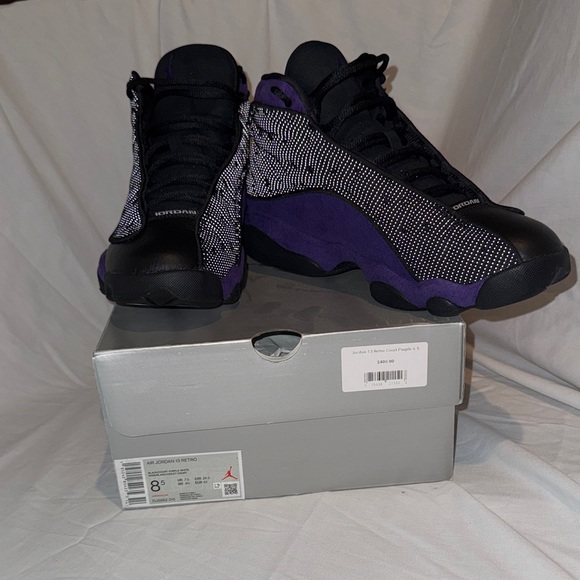 Jordan Athletic Sneakers Black and Purple main image 9